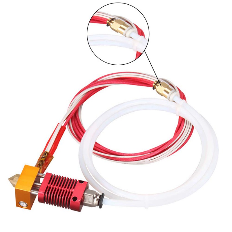 3D Printer MK8 Hotend Kit with Extruder Print Head Assembled Extruder Hot End Kit for Ender 3 Ender 3 Pro