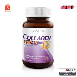 Vistra Collagen Type II วิสทร้า คอลลาเจน ไทพ ทู บรรจุ 30 เม็ด