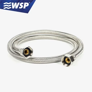 WSP สายถักน้ำดีสแตนเลสคุณภาพสูง FLEXIBLE HOSE รุ่น KN (มีให้เลือก 11 ขนาดความยาว)