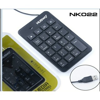 คีย์บอร์ดต้วเลข Numeric Keypad NK-22B NUBWO