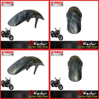 บังโคลนหน้า XSR155 ลายพลาง ด้าน ลายพลางทหาร   YAMAHA XSR 155 อะไหล่แท้ศูนย์ YAMAHA เคลือบลายพลางเขียว-ดำ เคลือบด้าน