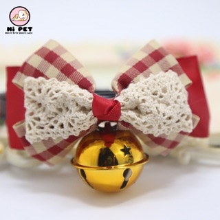 🐾Kittyt🐾 Pet Bow Tie ปลอกคอประดับโบว์สำหรับสัตว์เลี้ยงอุปกรณ์สัตว์