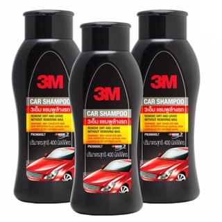 3M แชมพูล้างรถ 39000LT 400ml x 3ขวด (เข้มข้นสูง) Shampoo