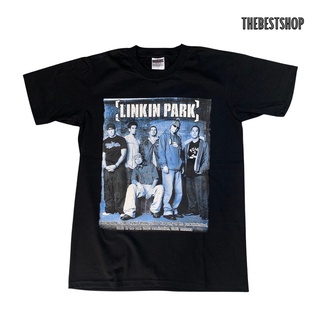 คอตต้อนคอกลมเสื้อวง LINKIN PARK เสื้อวินเทจ เสื้อวงดนตรี สกรีนหน้าหลัง ลายสวยS-5XL