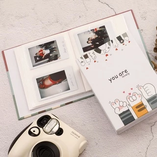 (ลดเพิ่ม ทักแชท) อัลบั้มรูป Instax Mini / 2x3 ปกเเข็ง ใส่ได้ 200 ภาพ
