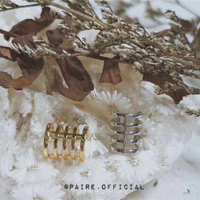 Sieve piece ear cuff✨