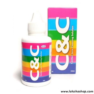 น้ำยาคอนแทคเลนส์ C&amp;C 60ml