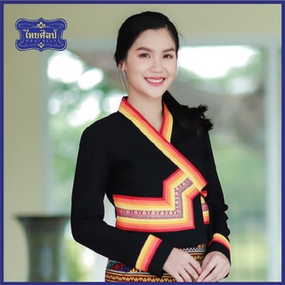 เสื้อผ้าฝ้ายพื้นเมือง ไทลื้อเรียงสี