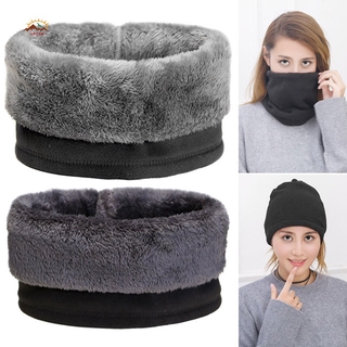 UHSSM Scarf Neck Warmer Thermal Polar Fleece Windproof For Women Men Ski Winter Outdoor @TH