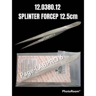 Hilbro 12.0380.12 spilinter forcep 12.5 cm