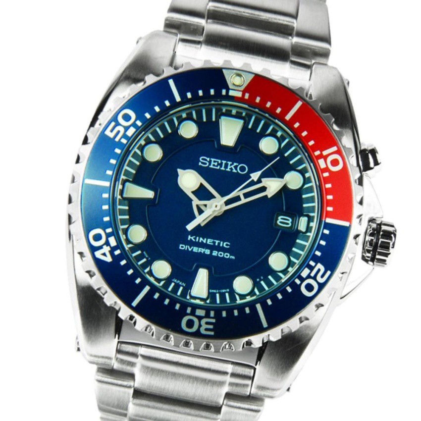 Seiko นาฬิกาข้อมือผู้ชาย Kinetic Divers 200M SKA369P1 | Shopee Thailand