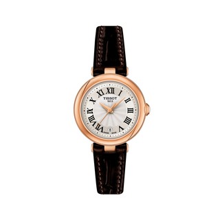 Tissot Bellissima small lady ทิสโซต์ เบลลิซซิมา สมอล เลดี้ สีขาว น้ำตาล T1260103601300 นาฬิกาผู้หญิง