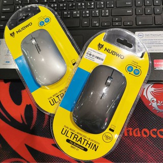 NUBWO เม้าส์ Mouse Wireless&amp;Bluetooth รุ่น NMD-01 ULTRATHIN รับประกันสินค้า 1 ปี