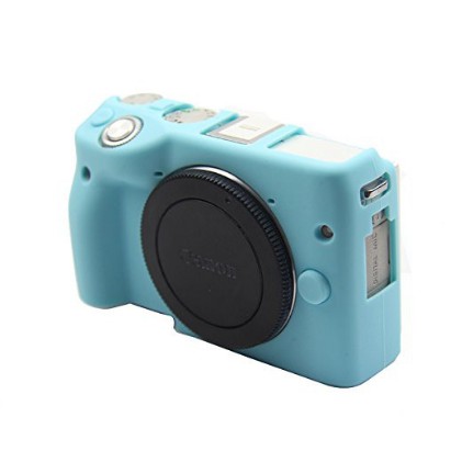 Soft Silicone Rubber Camera Case for Canon EOS M3 (Blue) #0896
