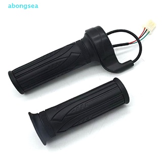 Abongsea คันเร่งบิด 12V-72V สําหรับจักรยานไฟฟ้า จักรยานไฟฟ้า สกูตเตอร์ไฟฟ้า