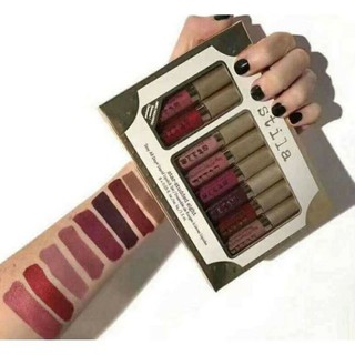 พร้อมส่งลิปสติกลิปสติล่าเนื้อแมทStila Lip1เซต8แท่ง สีแน่นชัด เนื้อทาง่าย-3244