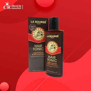 La Bourse ลาบูสส์ แฮร์ โทนิค  สูตรบำรุงรากผม ลดผมร่วง ขจัดรังแค (ขนาด 100 ml )