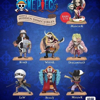 ✸⊙∏One Piece รูป half anatomy สี่คนร้าย series blind box อะนิเมะอุปกรณ์ต่อพ่วง sailing