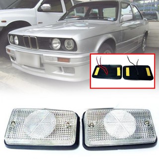 ไฟทับทิมสะท้อนแสง ใช้ทั้วไป BMW E30 316 318 325 M3 ฝาสีขาวใส จำนวน 1 คู่