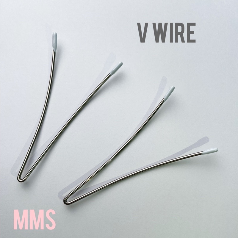 MM08015 โครงเหล็ก V BRA WIRE 3 ชิ้น สำหรับชุดชั้นใน ชุดว่ายน้ำ ราตรี วิวาห์ ขนาดความยาว 10 ซม. กว้าง 4.5 ซม.