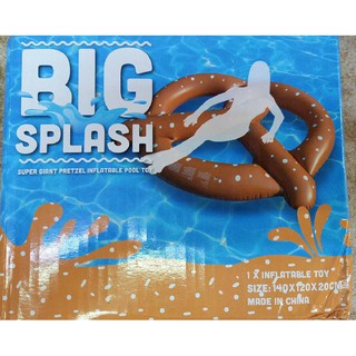 Big Splash Inflatable Float Toy Pretzel แพยาง เพรทเซล