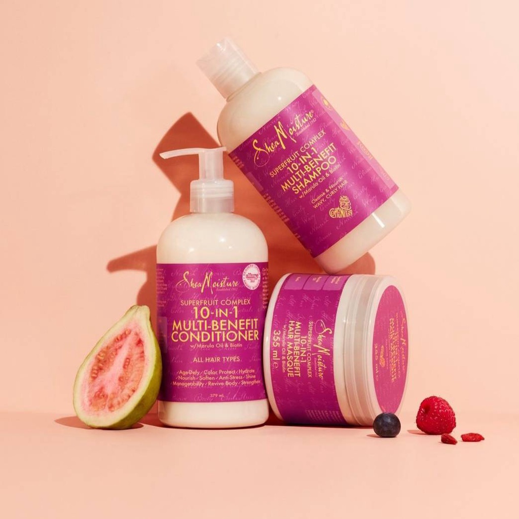 พร้อมส่ง Shea Moisture Superfruit 10 in 1 Renewal System ชุดบำรุงผมสารพัดประโยชน์