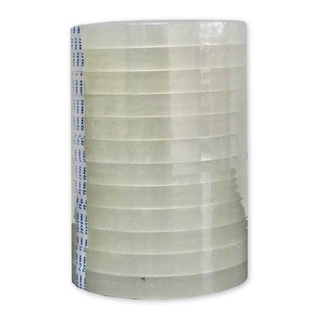 เทปใสแกน 3นิ้ว 1/2นิ้ว x 72 หลา แพ็ค 12 ม้วน101346Clear Tape 1/2" x72Y. Core 3" 12 Rolls/Pack