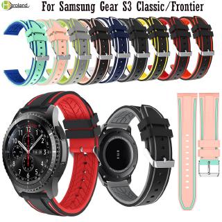 สายนาฬิกาข้อมือ 22 มมสําหรับ samsung gear s3 classic/frontier