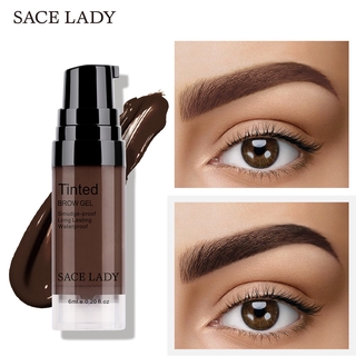 SACE LADY เจลเขียนคิ้วกันน้ำ / แว็กซ์เขียนคิ้วกันน้ำติดทนนาน / Natural Eye Brows Tint Cream / บาล์มแต่งคิ้วสำหรับผู้หญิง / อายเมคอัพเครื่องสำอาง