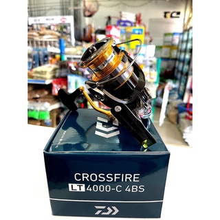 รอกสปินนิ่ง DAIWA CROSSFIRE LT 4000-C 4BS รอกตกปลา Spinning ABS Metail Spool 5-12KG เกียร์แข็ง Light &amp; Tough Body