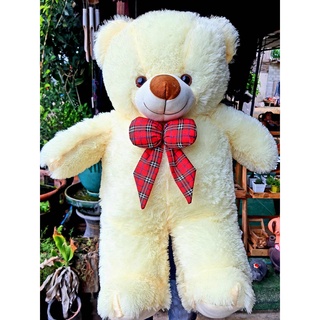 ตุ๊กตาหมี หมีขนปุย ขนปุยนุ่มนิ่ม น่ารักขนาด65cm. Kj Teddybear