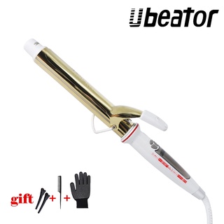 Ubeator เครื่องดัดผมไฟฟ้า เซรามิก เคลือบเซรามิค ลายดอกไม้ สีดํา สีขาว