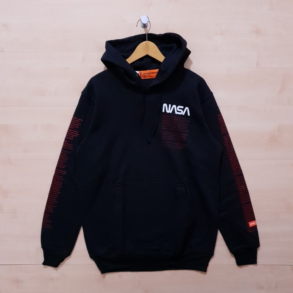 Preston X NASA FACT BLACK HERON HOODIE JACKET