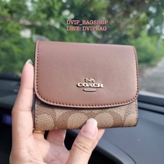 COACH F87589 SMALL WALLET แท้💯% COACH FACTORY