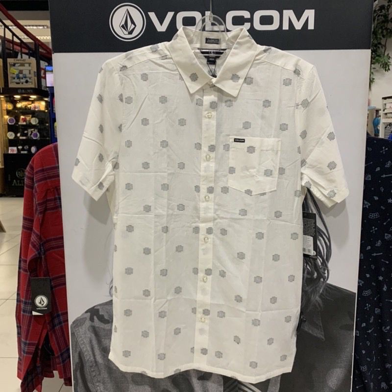 KEMEJA Volcom MSH Nolen White Shirt