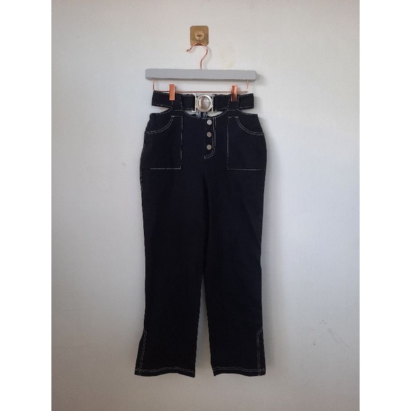 กางเกงดีไซด์สีดำ matter maker