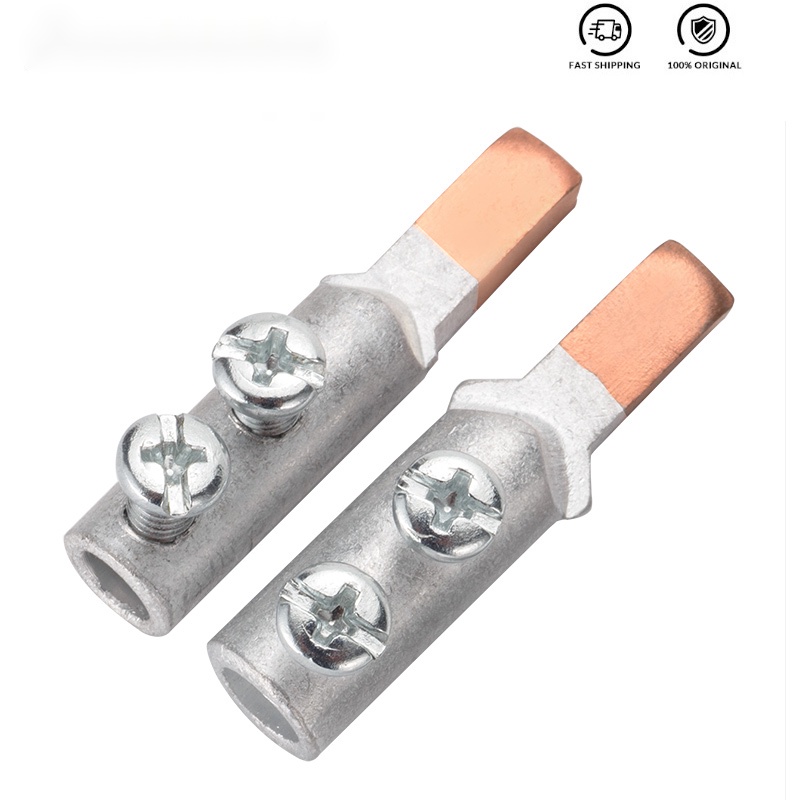 5 ชิ้นไฮดรอลิกฟรีพร้อมสกรู DTL C45-10/16/25/35/50 mm2 Circuit Breaker ทองแดงอลูมิเนียมสาย Terminal