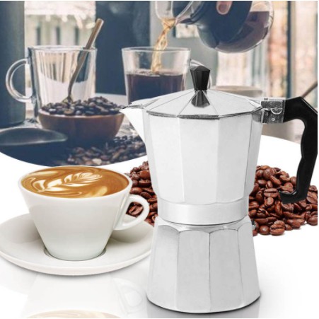 Moka Pot หม้อต้มกาแฟ กาต้มกาแฟ เครื่องชงกาแฟ มอคค่าพอท Expresso ต้มกาแฟชั้นนำตามสไตล์อิตาเลี่ยน 🍓🍋มีพร้อมส่ง