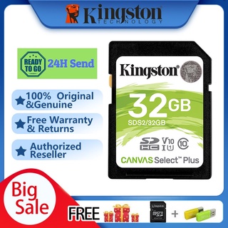 Kingston การ์ดหน่วยความจํา 16GB 32GB 64GB 128GB SDS SD Class 10