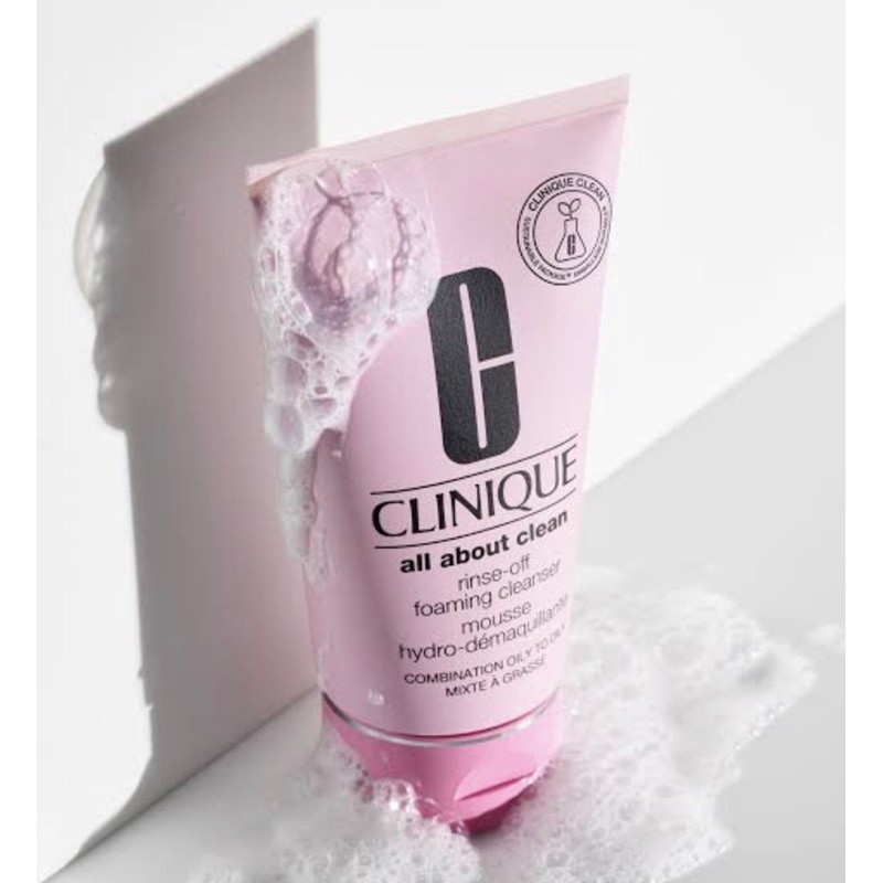 Clinique All About Clean Rinse Off Foaming Cleanser 30 ml  ของแท้พร้อมส่ง❗️❗️ | Shopee Thailand