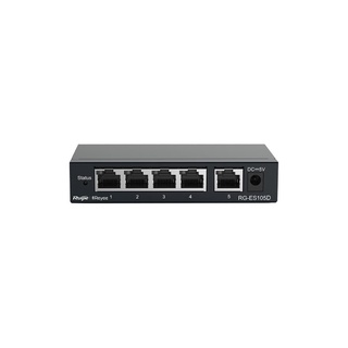 5-Port unmanaged Switch, 5 10/100base-t Ethernet RJ45 Port