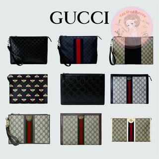 Shopee ราคาต่ำสุด 🔥ของแท้ 100% 🎁Gucci Brand New Gucci Signature Soft Leather Mens Bag