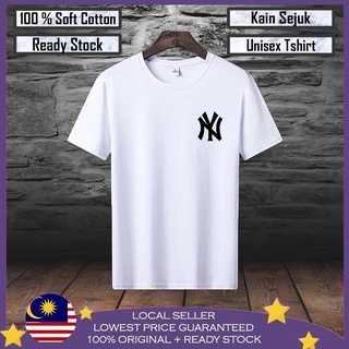 เสื้อยืด ผ้าฝ้าย 100% พิมพ์ลาย NEW YORK NY BAJU UNISEX