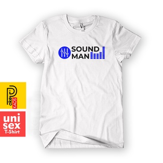 เสื้อผ้าผชเสื้อยืด ผ้าฝ้าย พิมพ์ลาย Sound MAN 30s Distro สําหรับผู้ชาย และผู้หญิงS-5XL