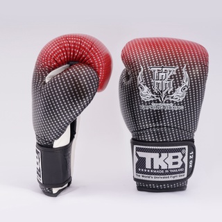 นวมชกมวย TOP KING Boxing Gloves Super Star RED ลายดาว สีแดง