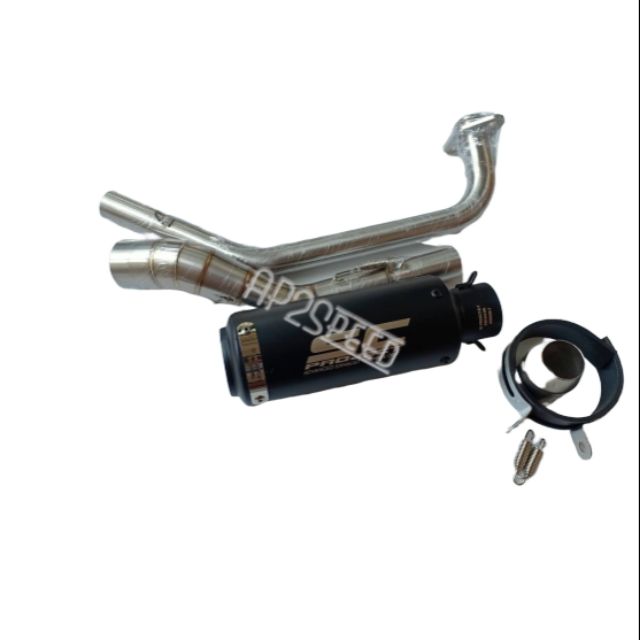 ชุดท่อ​ New​ R15, MT​15, XSR​ 155​-สีดำ