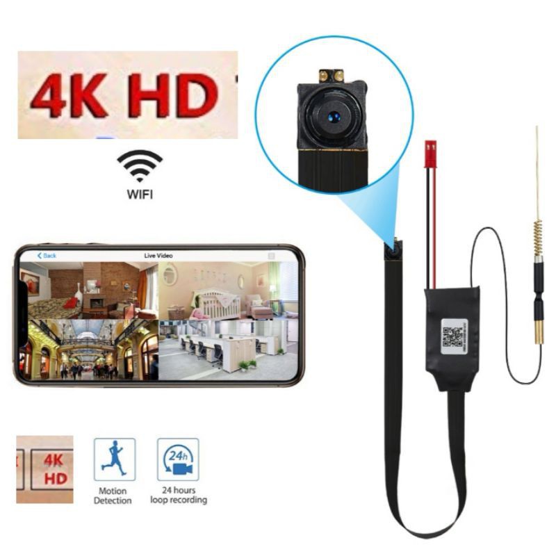 กล้องวงจรปิด กล้องวงจรปิดไร้สาย wifi smart L6 กล้อง วงจรปิด /กล้อง จิ๋ว ...