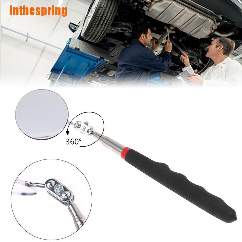 Inthespring กระจกกลม 360 องศา ใต้อุปกรณ์ส่องแสงรถยนต์ ° 50 มม. 1