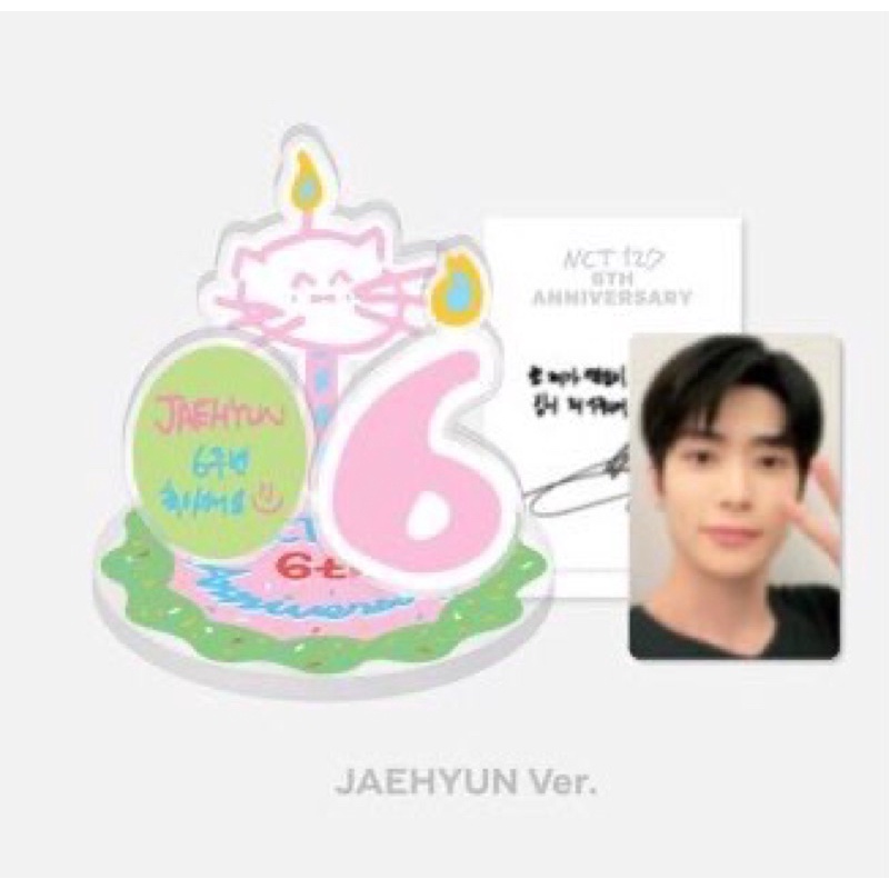 พร้อมส่ง NCT127 6th anniversary Acrylic standy and ar voice card set