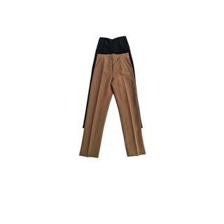 Perfect pants กางเกงกระบอกเล็กเอวสูงซิปหลัง กางเกงขายาวผู้หญิง กางเกงขากระบอกเล็ก กางเกงทำงาน กางเกงผ้า